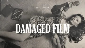 Damaged Film Photo Effect