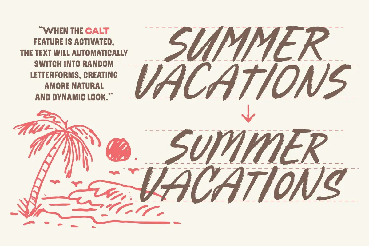 TNSC Doodles Carnival - Handwritten Font
