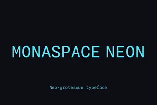 Monaspace Neon Font Family
