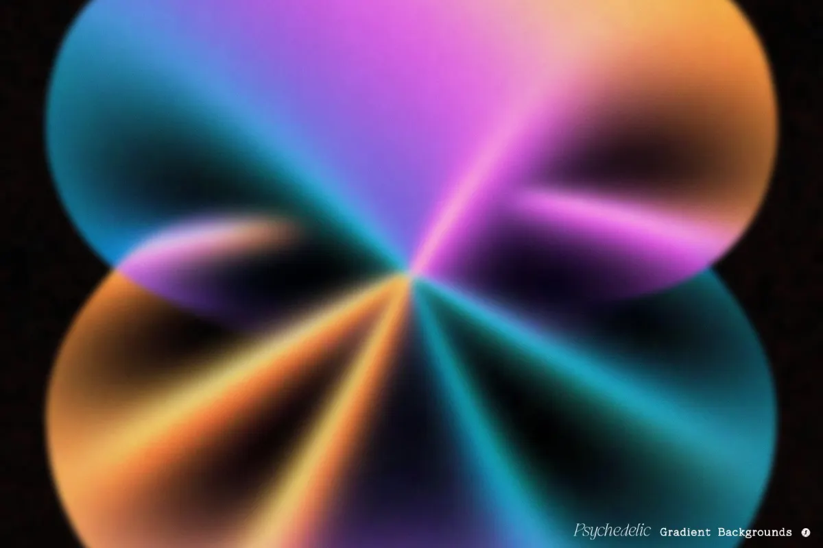 190 Psychedelic Gradient Textures
