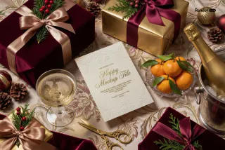 Christmas Card Mockup