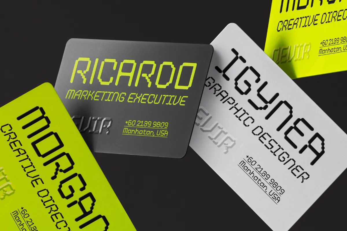 Calexis - Futuristic Techno Display Font