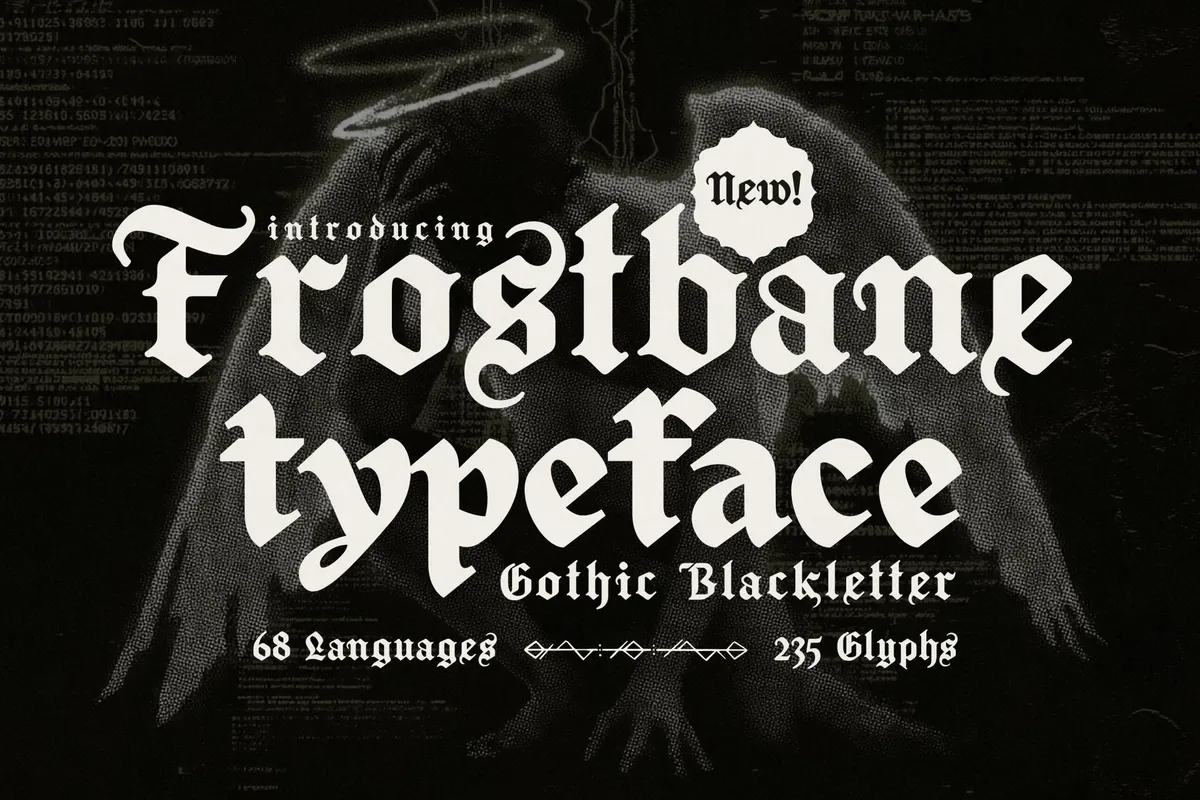 Frostbane - Gothic Blackletter Typeface