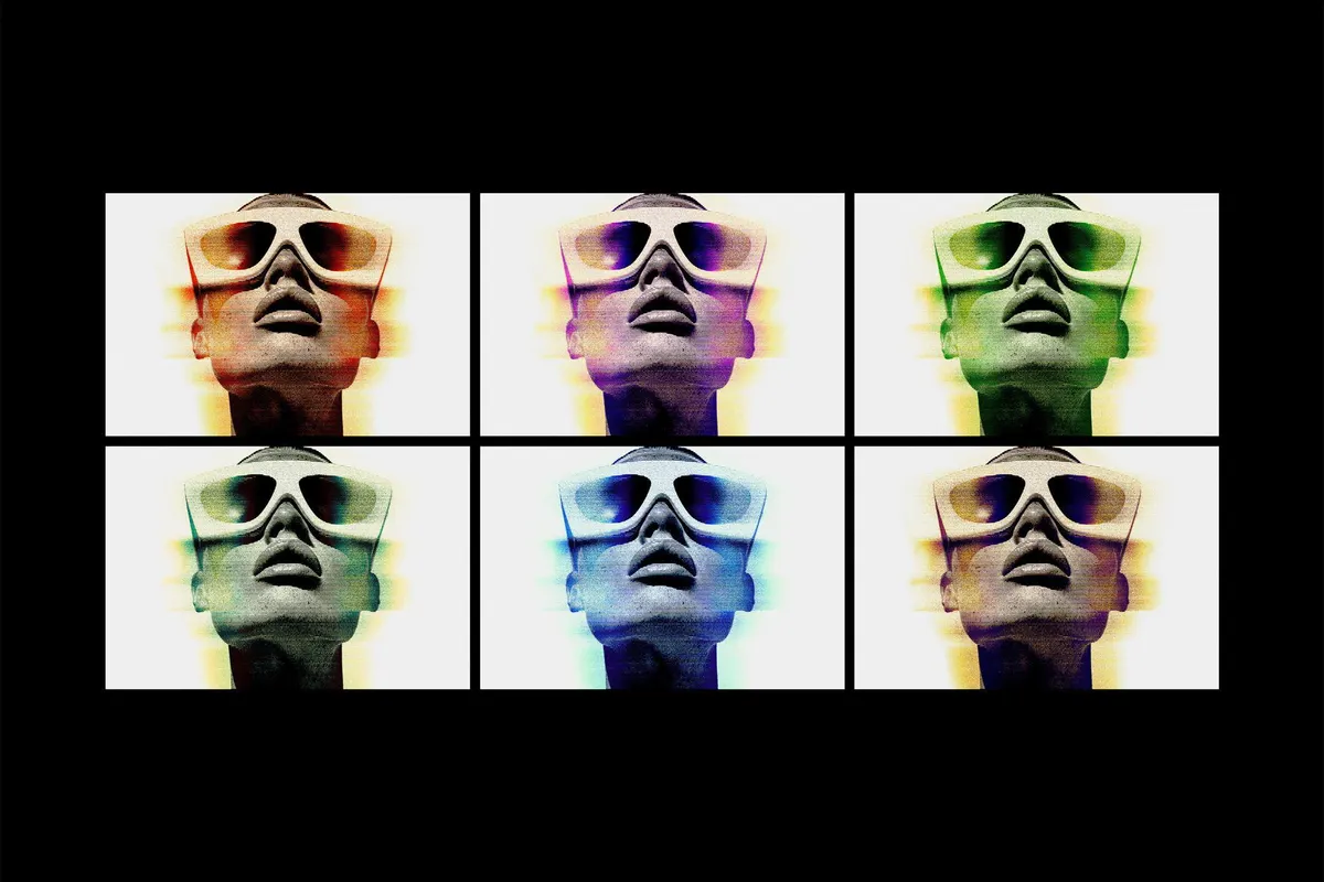 Bad Color Print Photo Effect