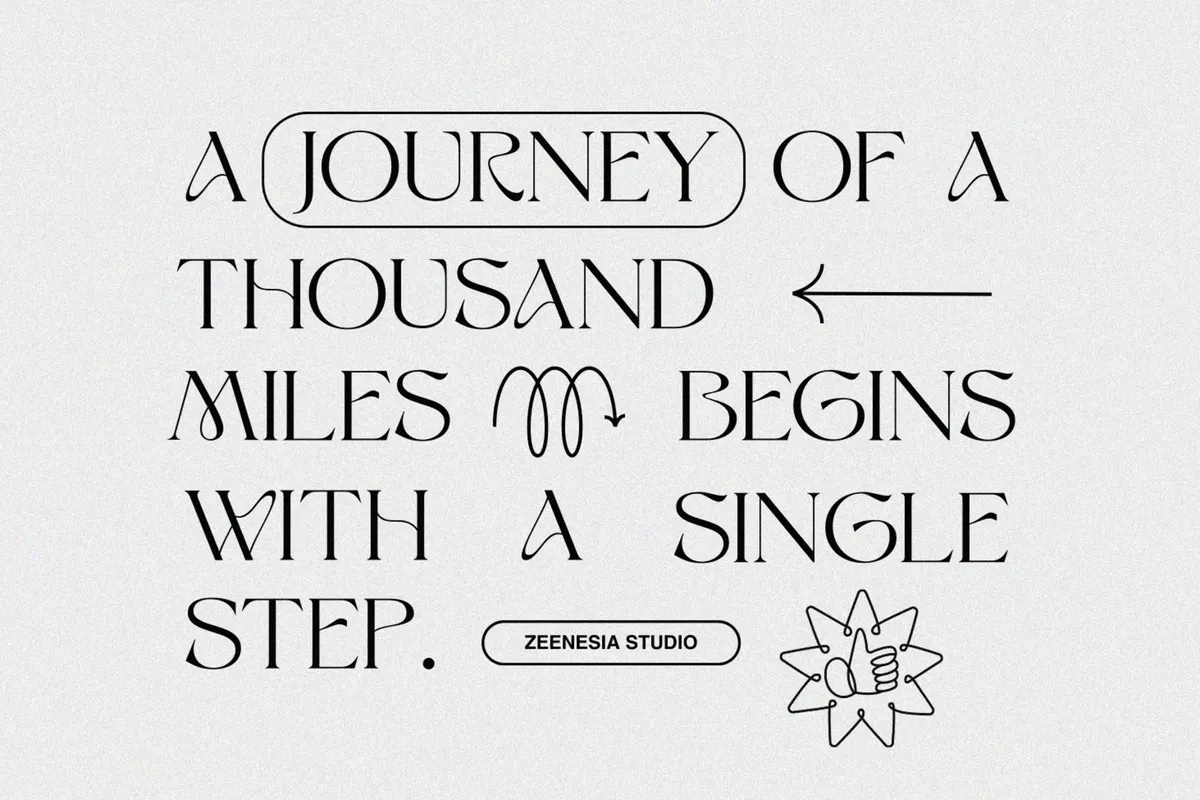 Grand Sapphire — Elegant Display Serif Font