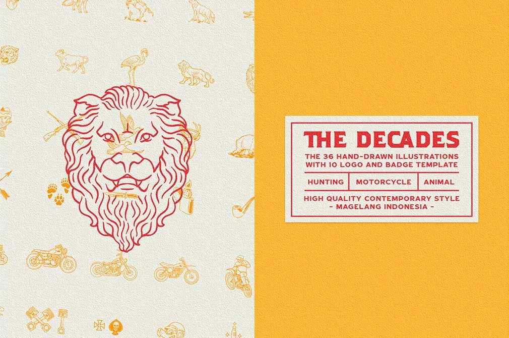 Decades: Badge & Logo Templates