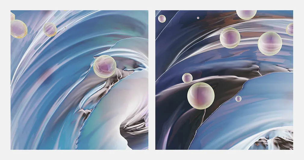 3D Space Abstract Background