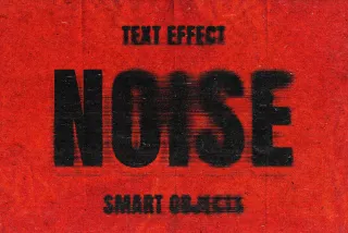 Noise Lines Text Effect
