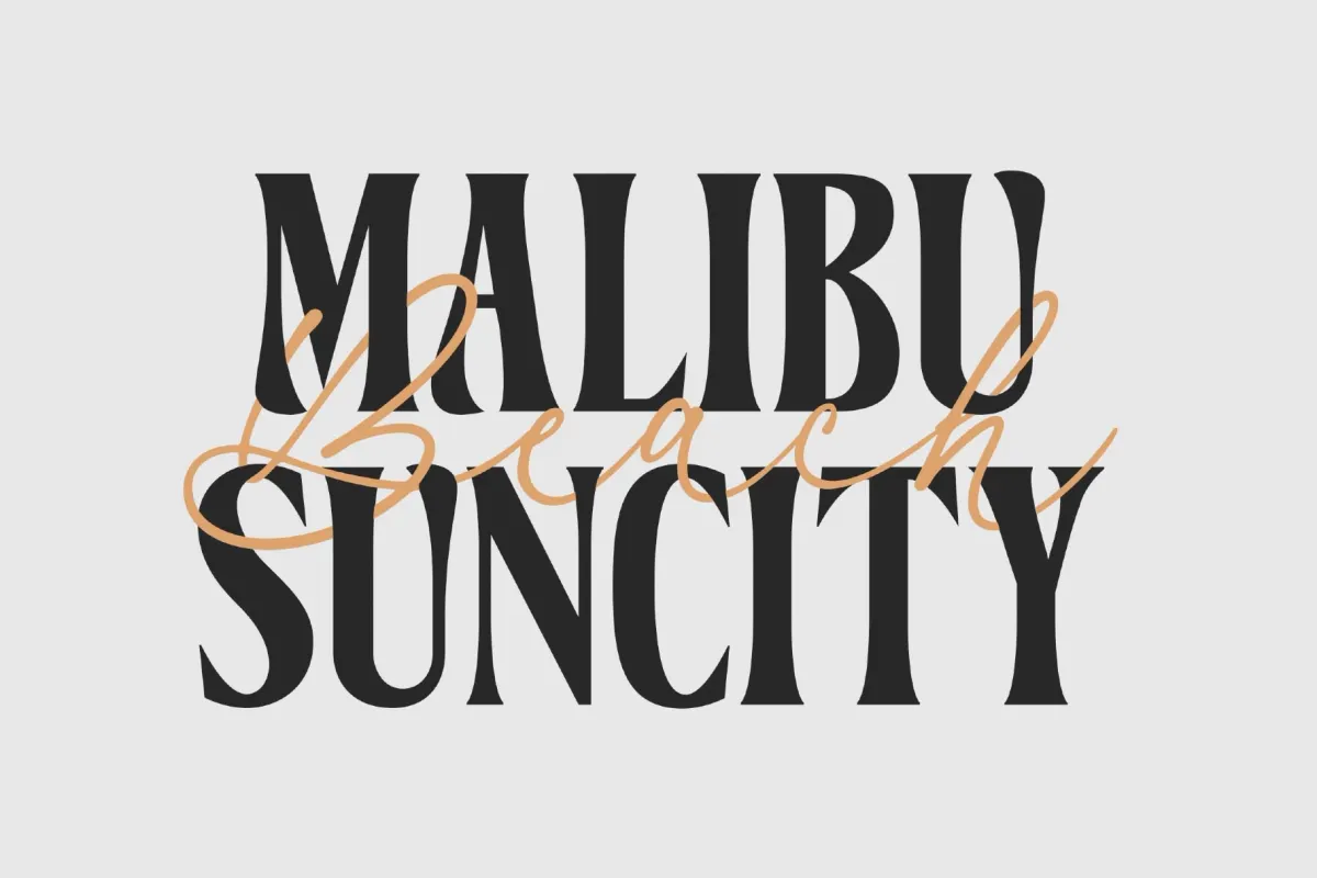 Heaven Obsidian a Vintage Elegant Font Combination