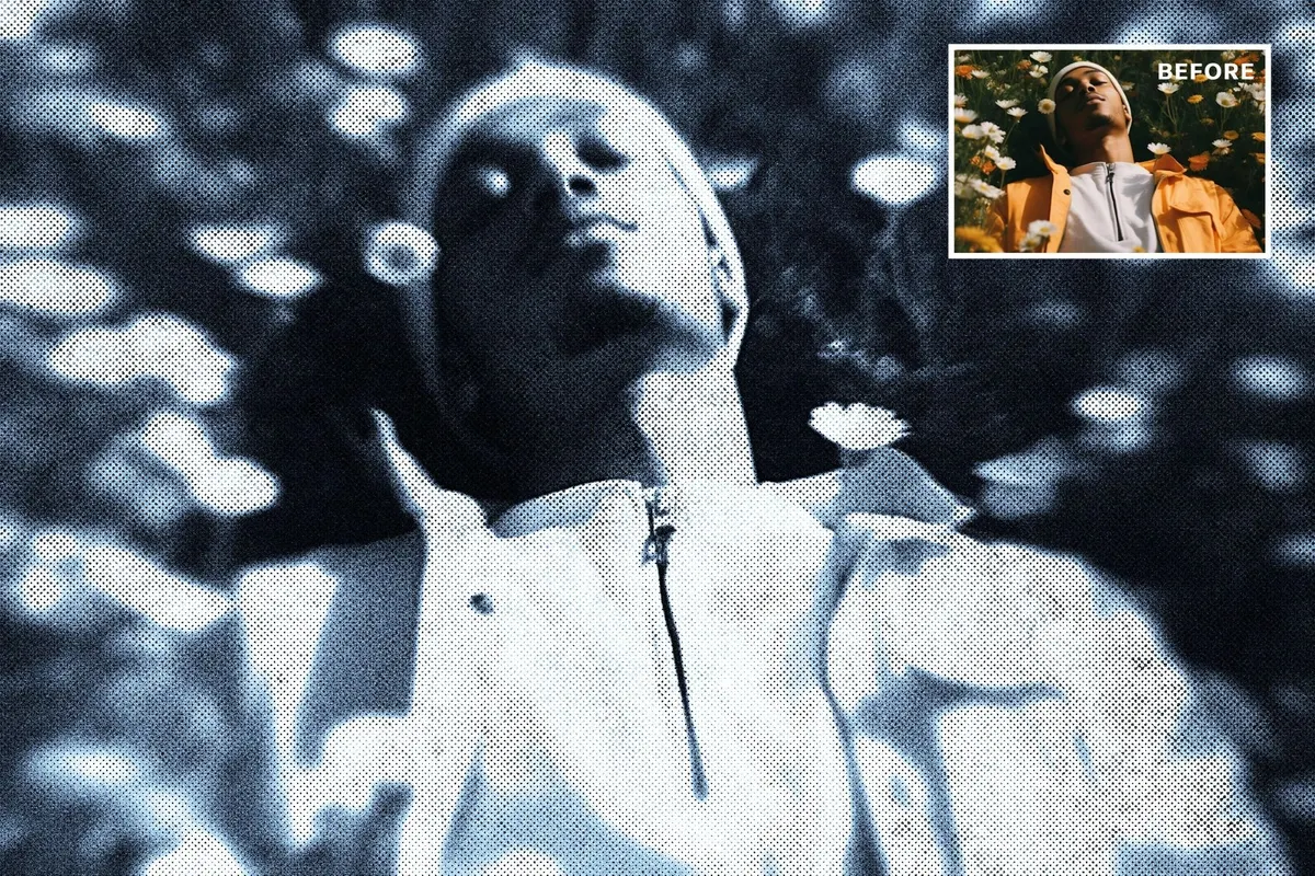 Vintage Blur Photo Effect