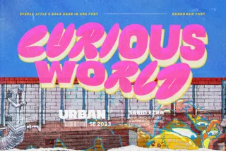 Curious World — Fancy Bold Font