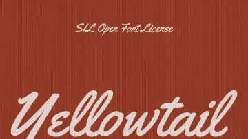 Yellowtail - Retro Postcard Font
