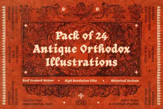 Sacred Ornaments. Orthodox Vector Illustrations