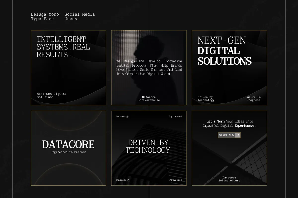 GC Beluga Mono - Elegant Modern Mono Serif Font