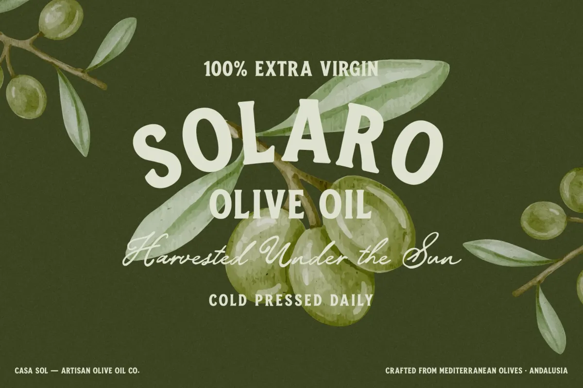 Casa Sol – Mediterranean Hand-Drawn Font Duo