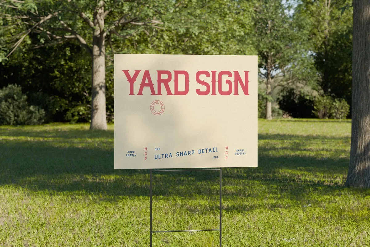 Real Estate Sign Mockup