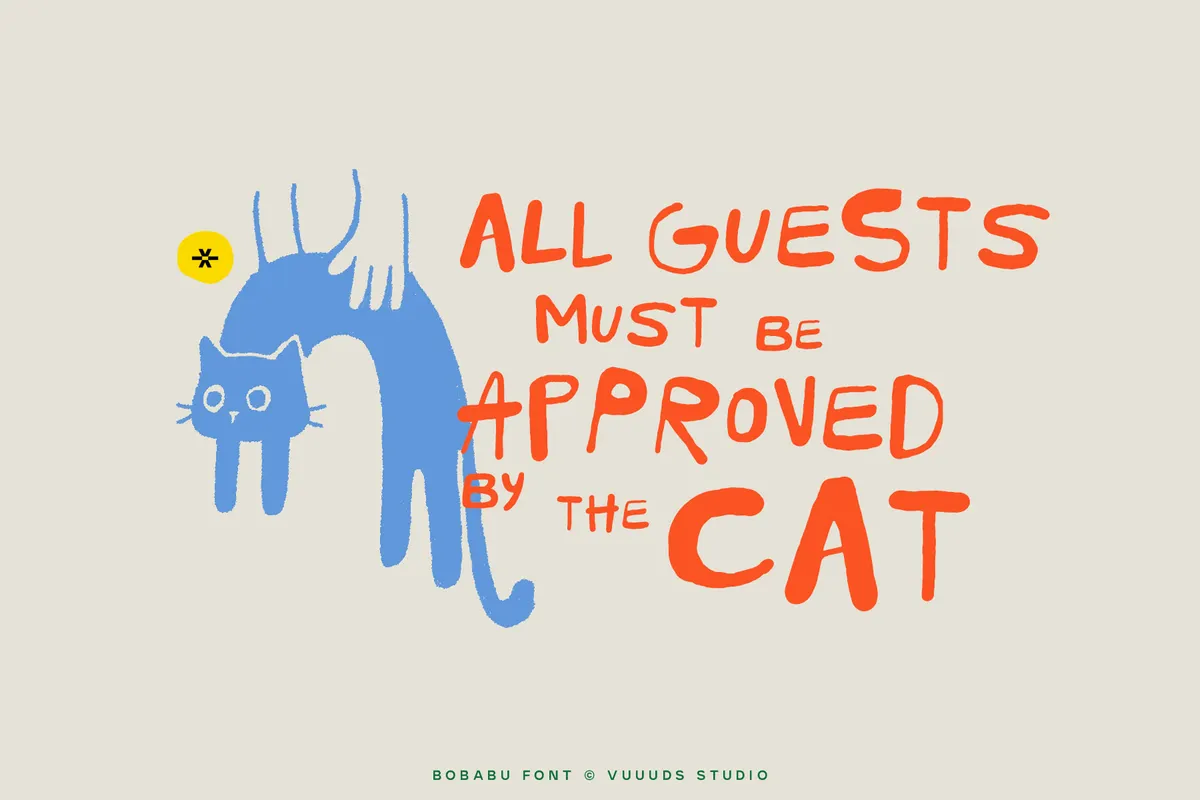 Bobabu - Playful Hand-Drawn Font