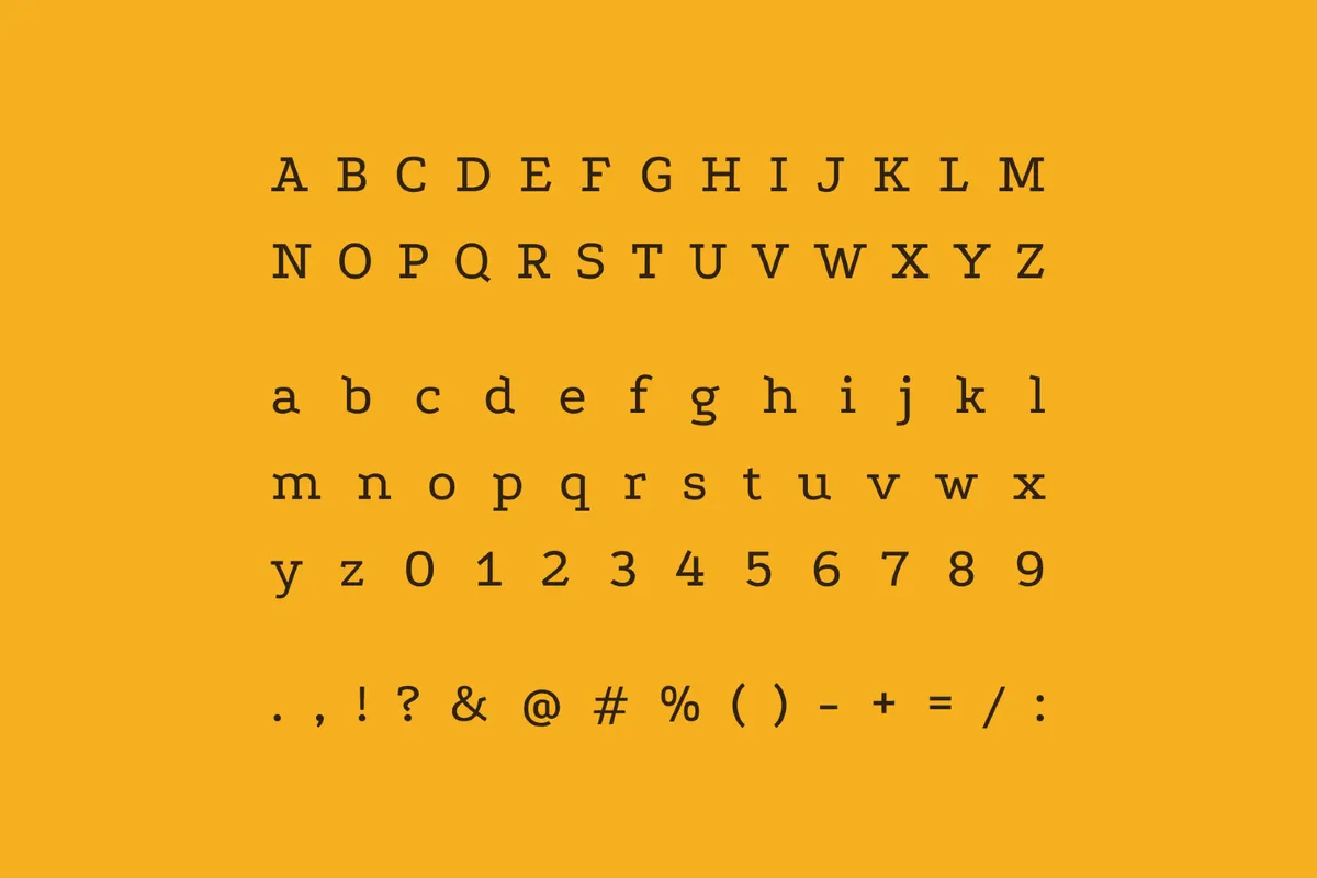 Podkova - Free Wide Slab Font