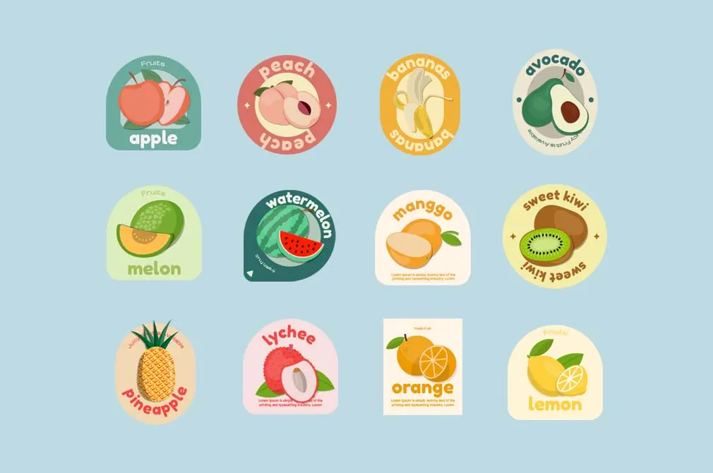 Retro Sticker Pack