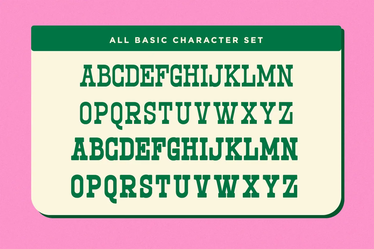 North Railway - Western Slab Serif Font