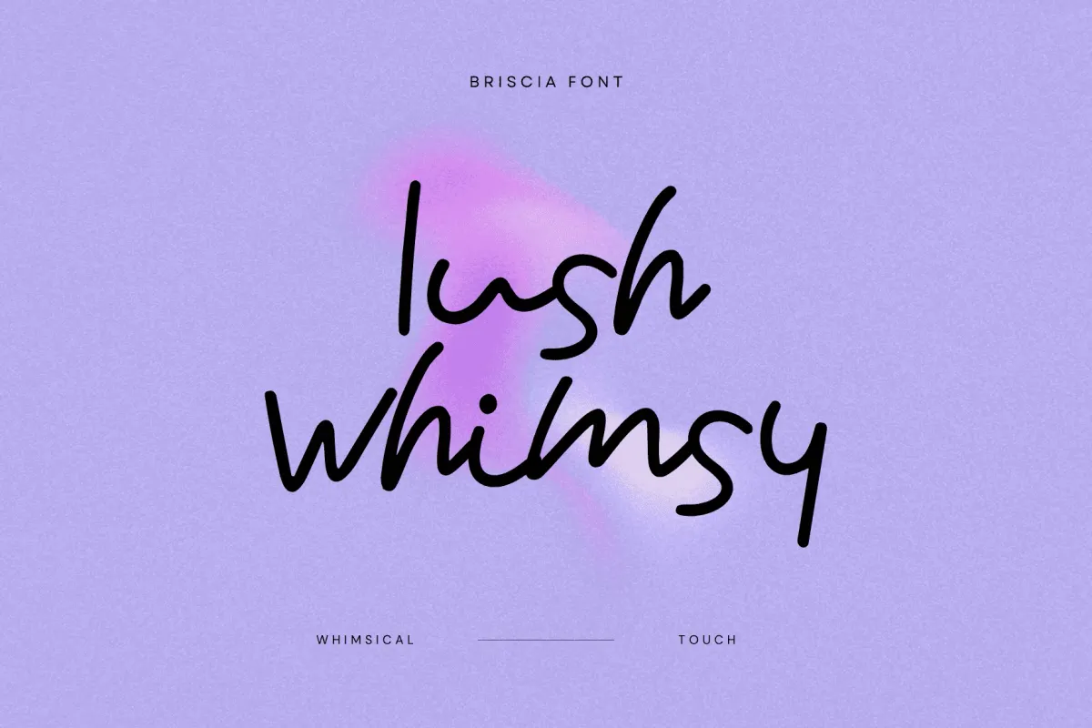 Briscia – A Graceful Script Font