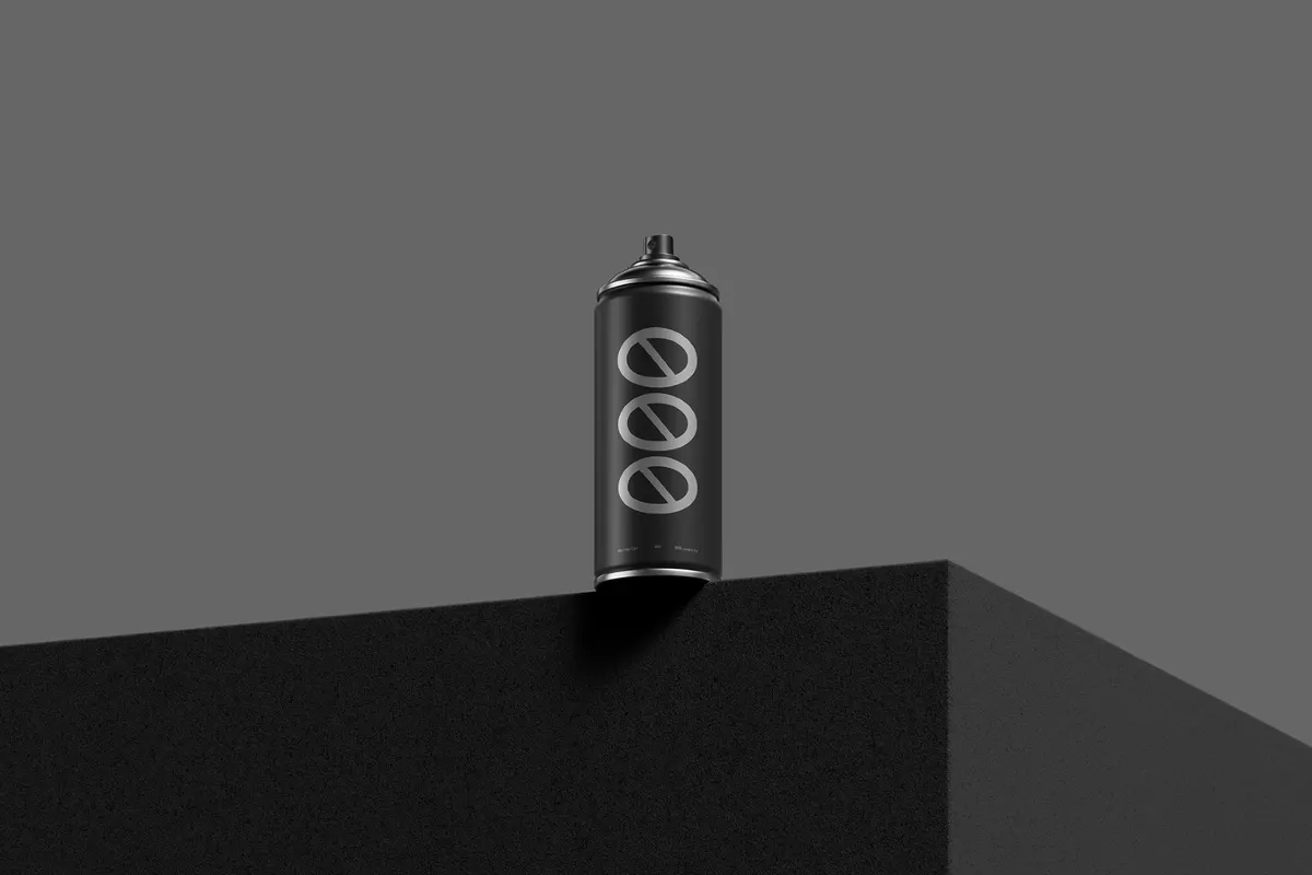 Spray Can Mockup