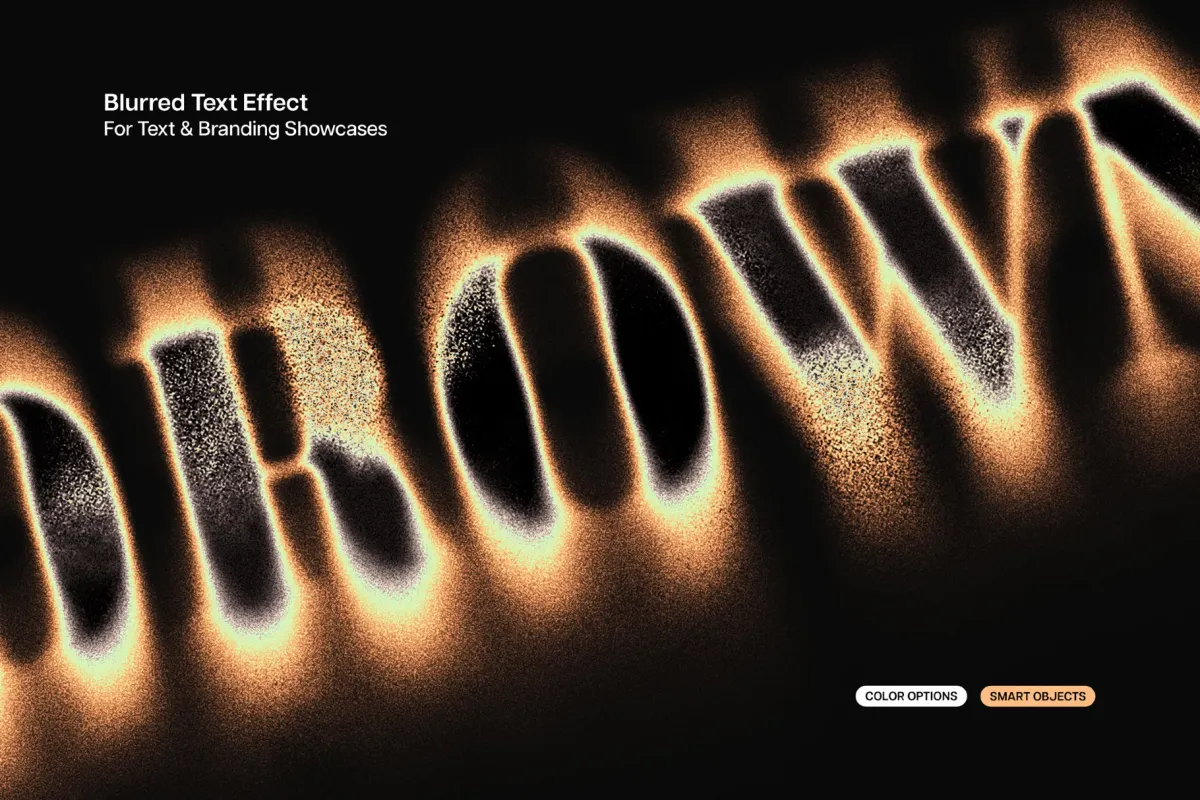 Blurred Text Effect