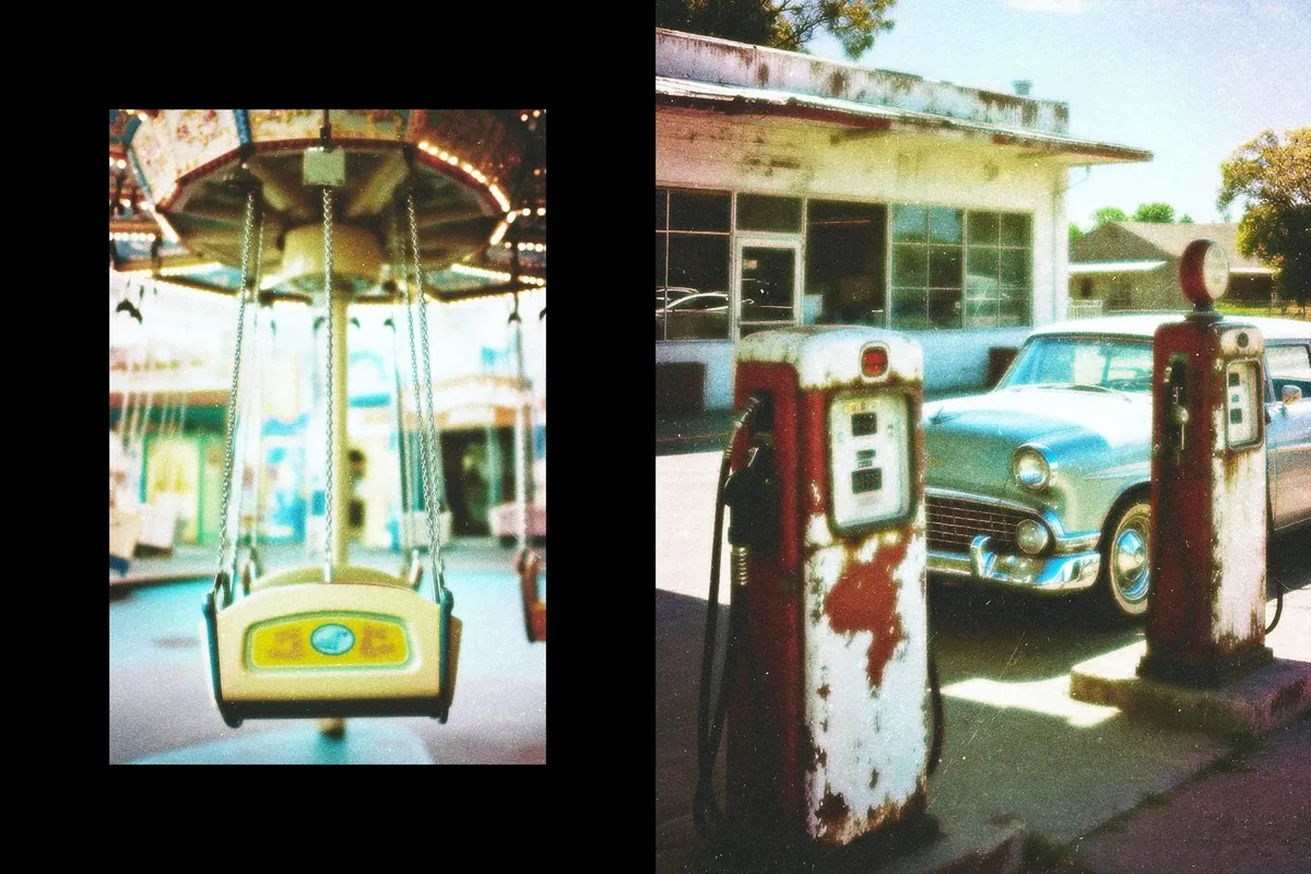Oldie Photo Card Effect