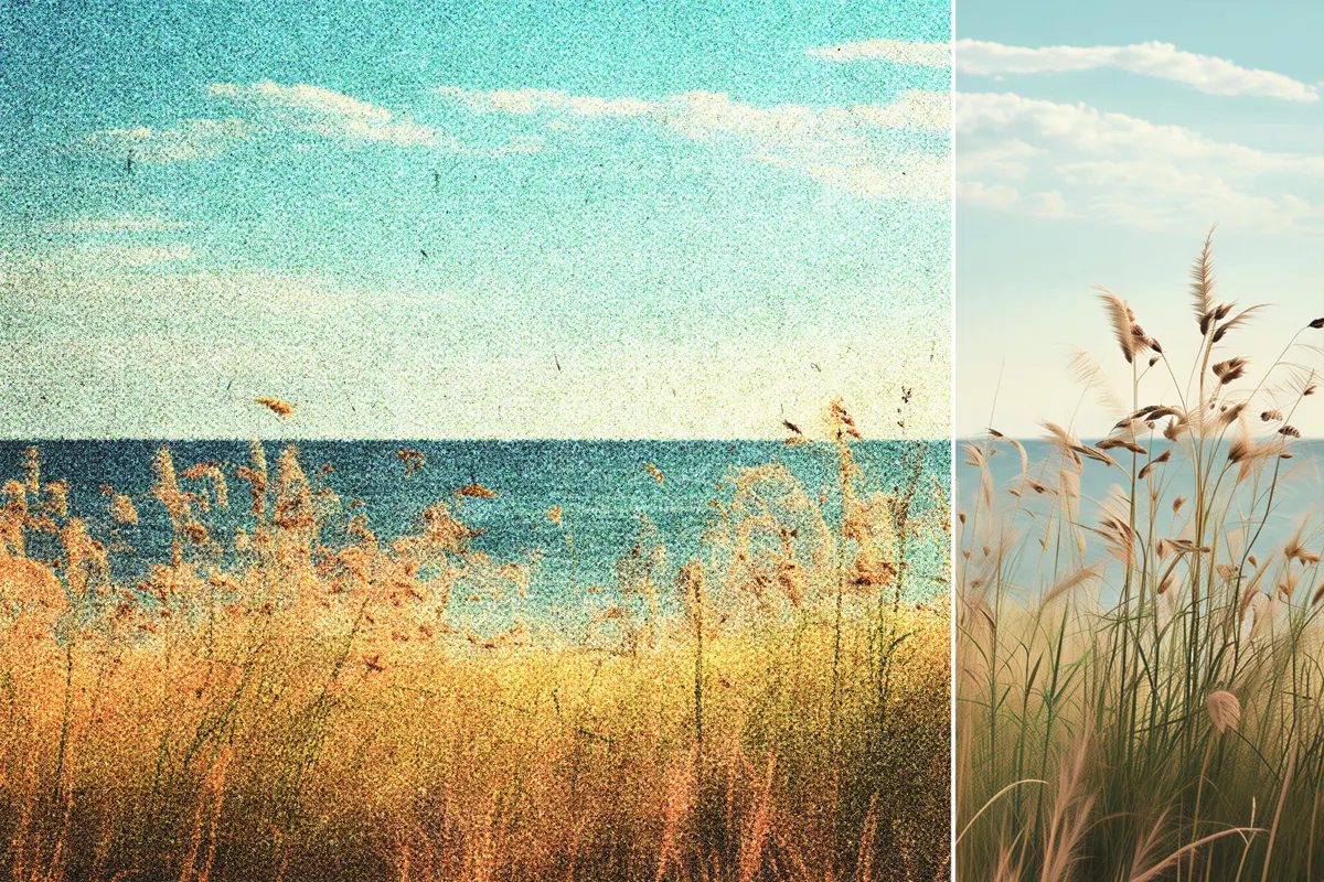 Smudged Patterned Photo Template