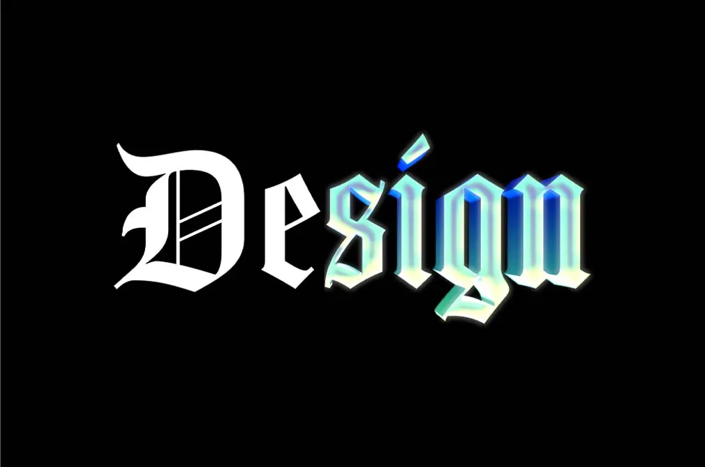 80s Rocking Сhrome Text & Logo Effect