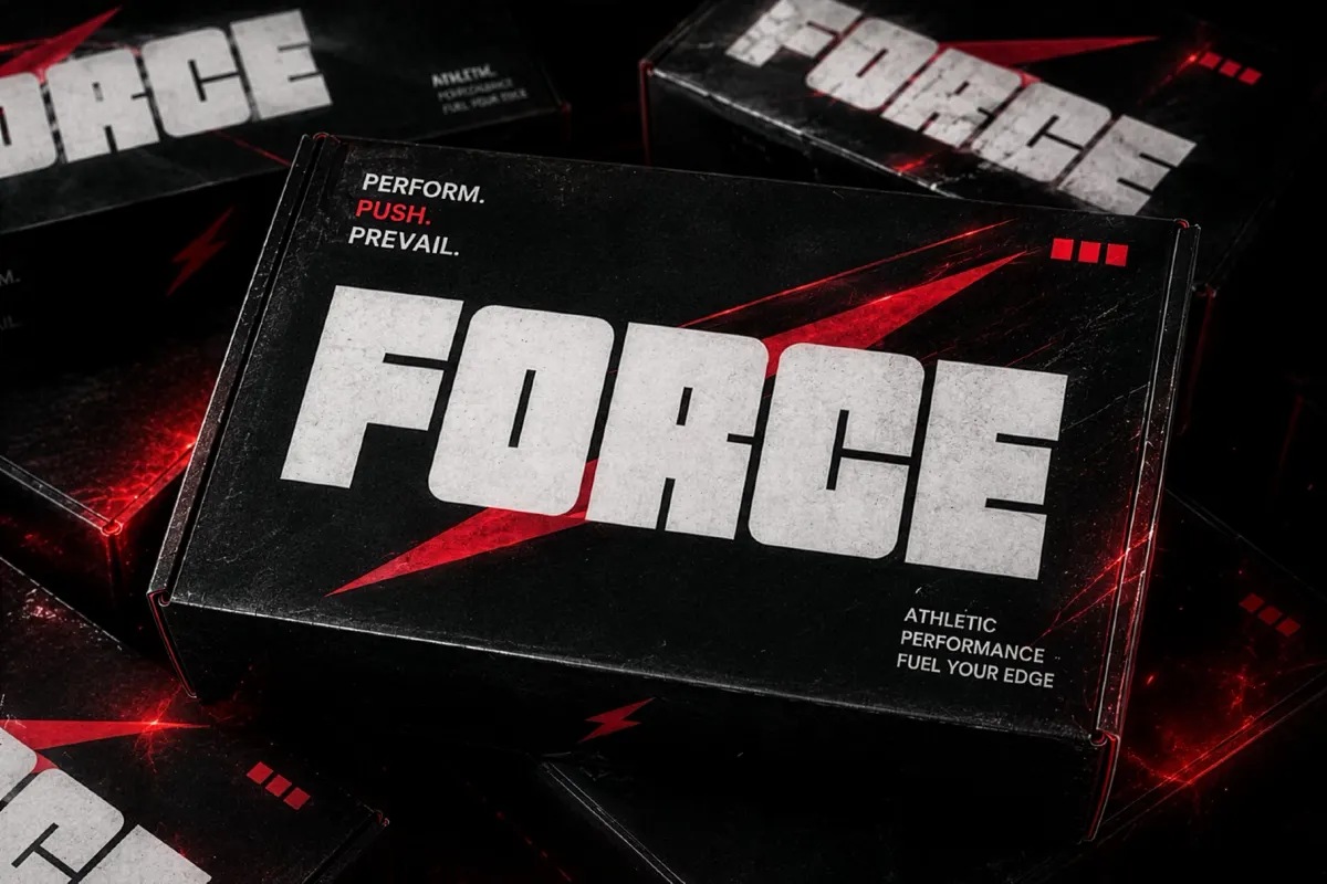 Power Square - Heavy Bold Sports Font