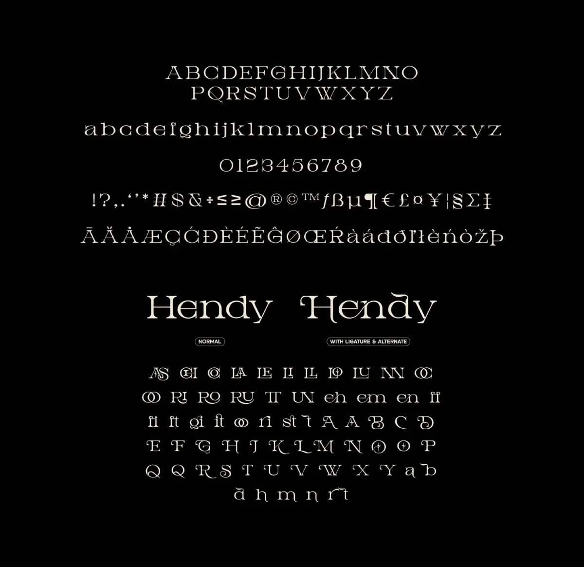 Tasla - Vintage Decorative Serif Font