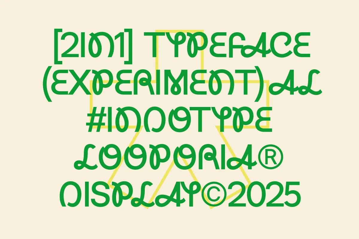 Looporia - Groovy Display Sans Serif Font