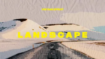 Vintage Landscape Photo Effect