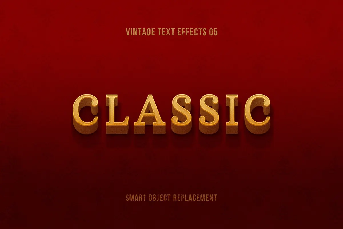 Retrica: Vintage Text Effects Pack