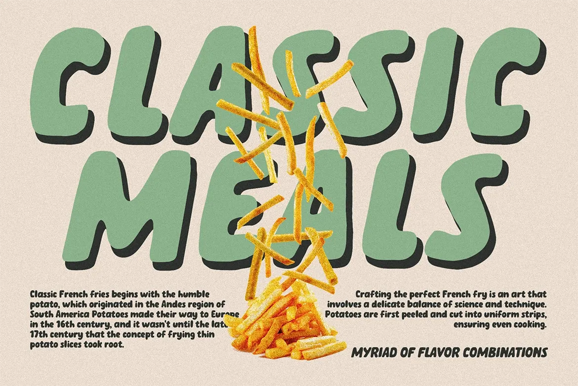 Flamb Burger - Fun Playful Font