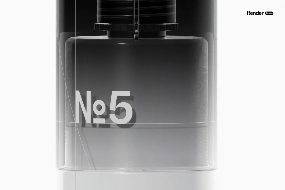 Dispenser Bottle Mockup Set