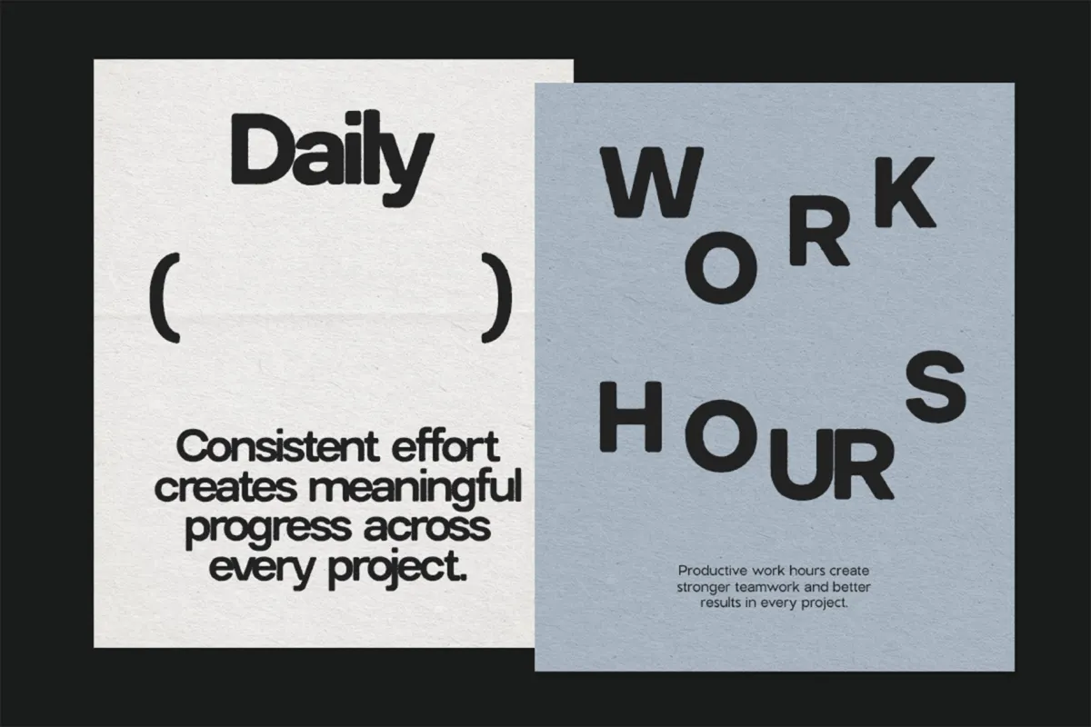 GC Godthem - Display Grunge Sans Font