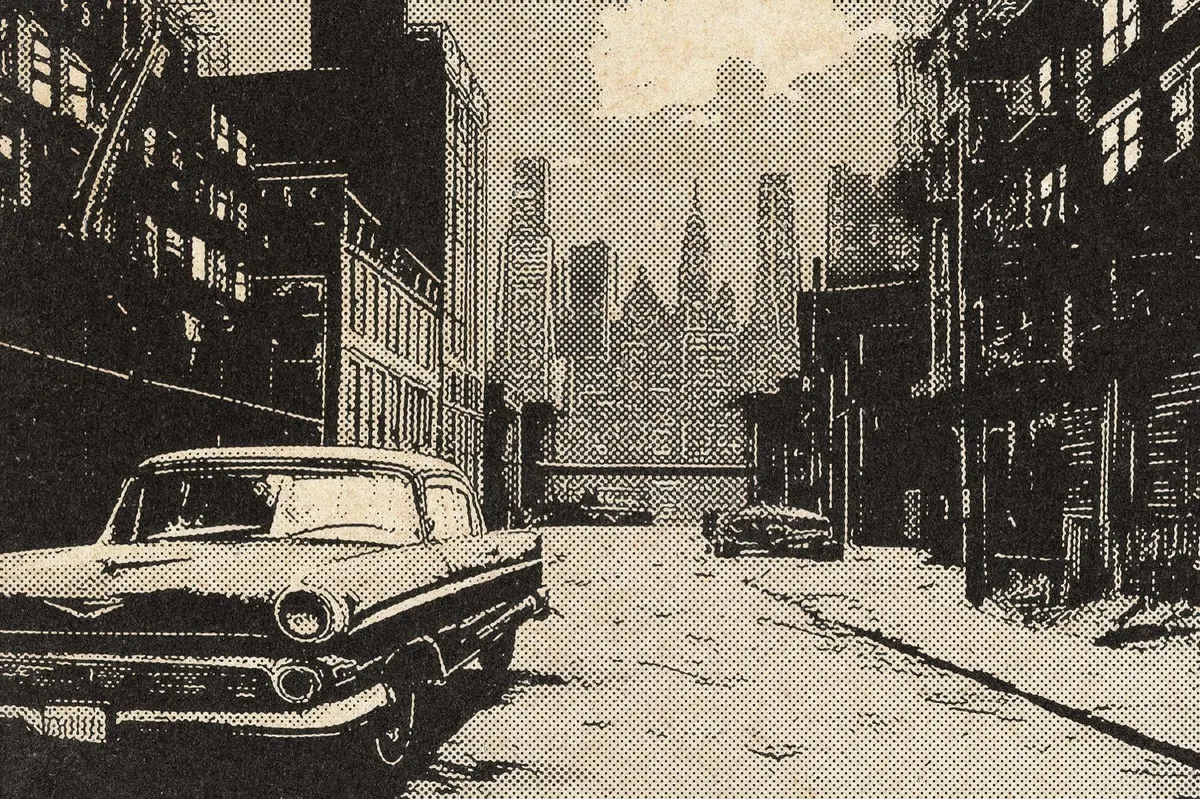 Retro Halftone Print Effect