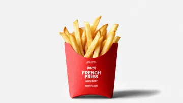 French Fries Mockup