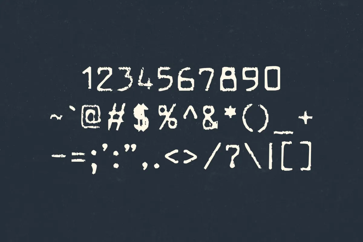 Archive Stamp - Vintage Typewriter Display Font
