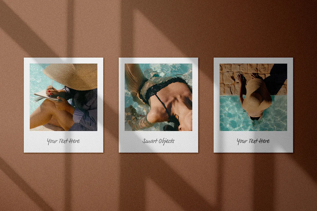 Instant Polaroid Frame Mockups Collection