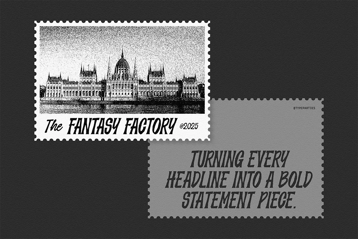FantasyFactory - Rough Display Font