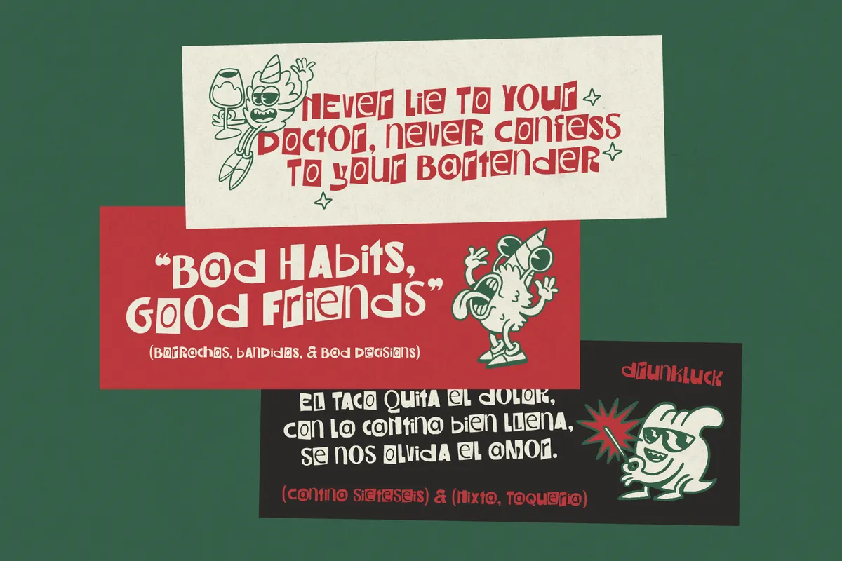 Wooble Ransom - Playful Ransom-Note Display Font