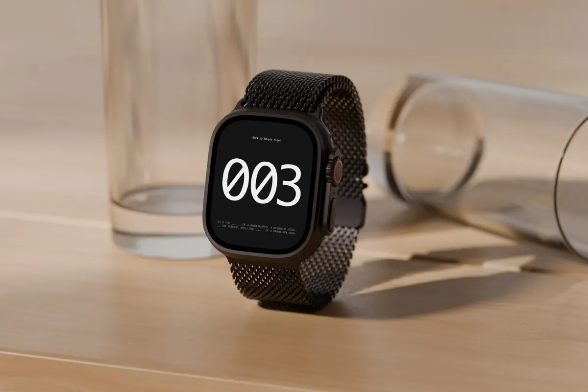 Apple Watch Ultra 2 Mockup
