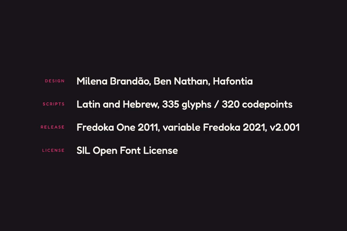 Fredoka One - Free Chunky Sans Family