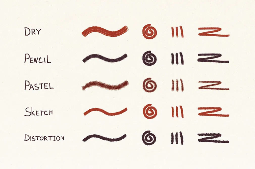 Hand-Drawn Affinity Designer Brushes