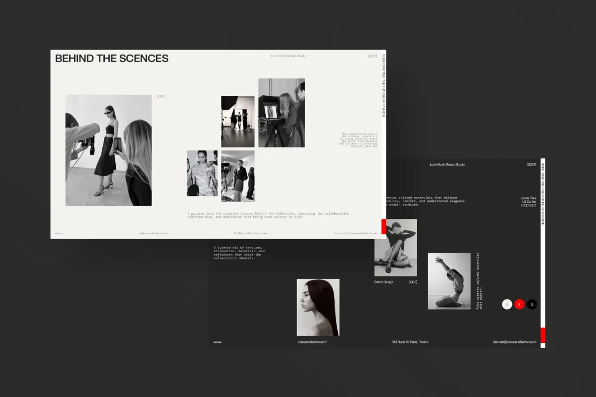 RUBE - LookBook Presentation Template
