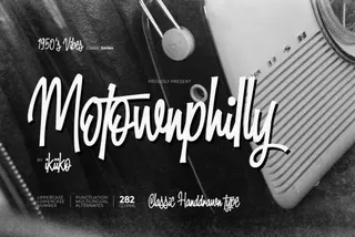 Motownphilly - Classic Handdrawn Font