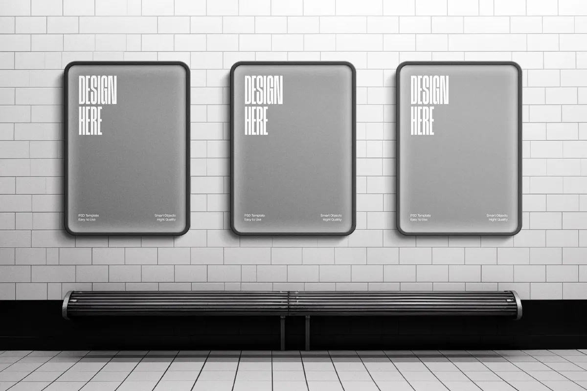 Bright Station Lightbox Mockup